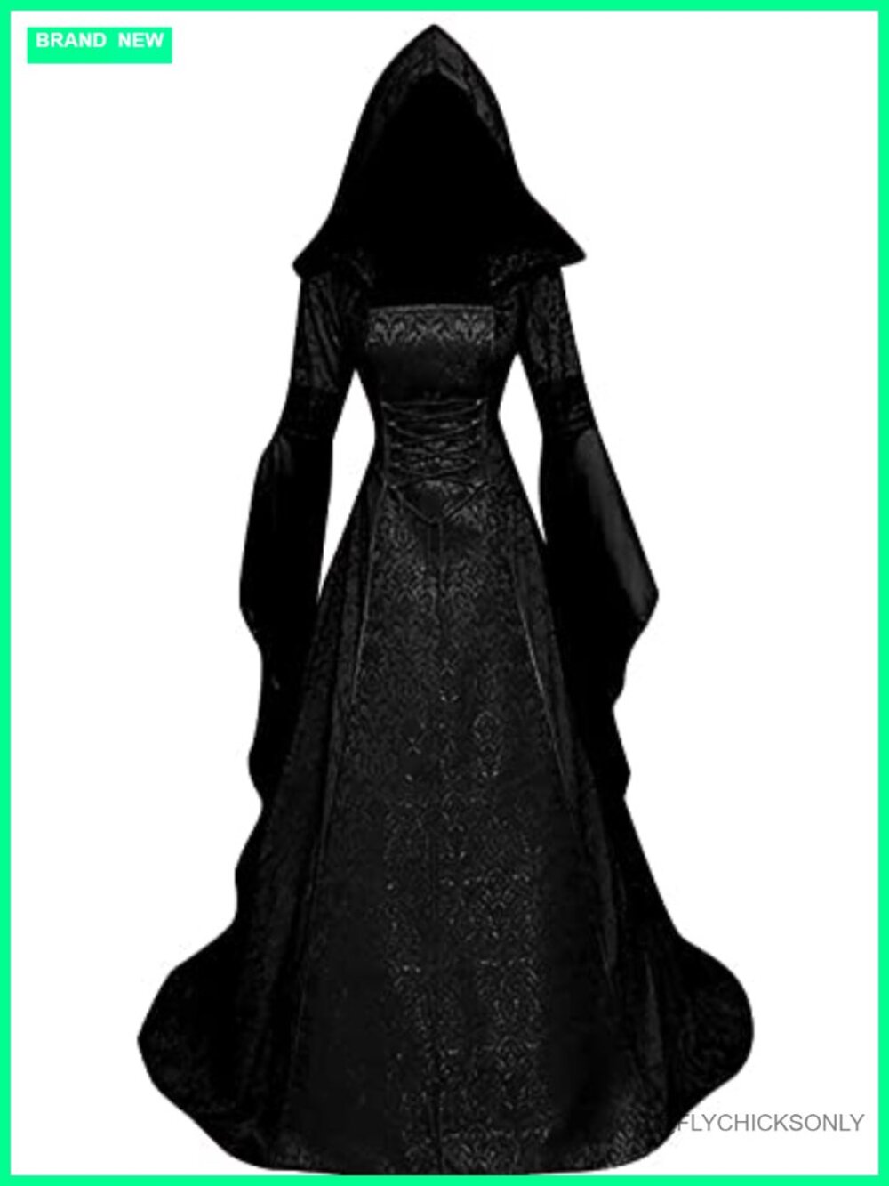 Deluxe Witch Costume Dress Renaissance Vampire Halloween